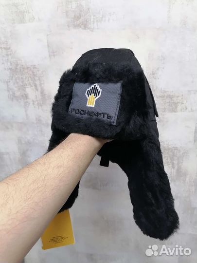 Мужская шапка ушанка. Спецодежда роснефть 56р