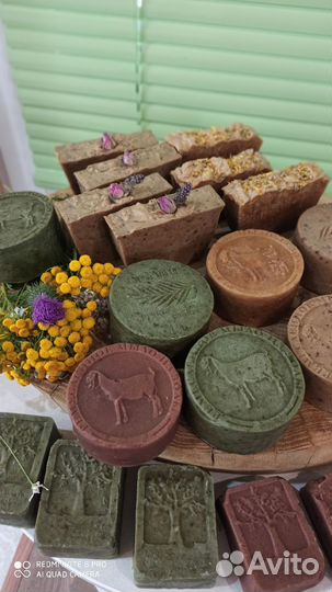 Натуральное мыло на золе, шампуни с травами