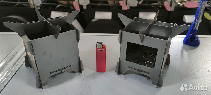 Печка походная щепочница, турбо-печи Ракета