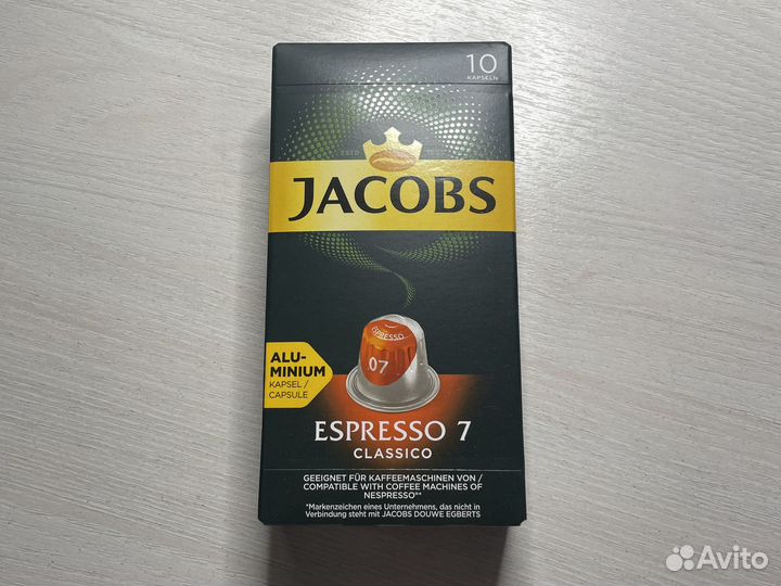 Капсулы nespresso jacobs