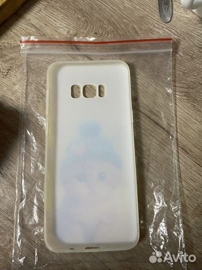 Силиконовый чехол на galaxy S8 plus