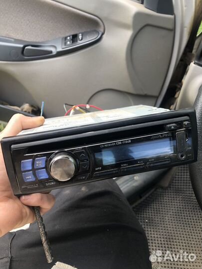 Магнитола alpine cde 110ub