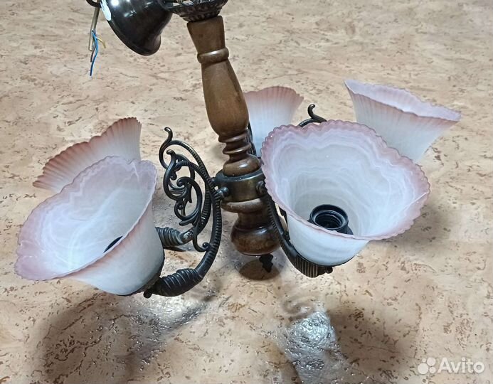 Люстра потолочная бу