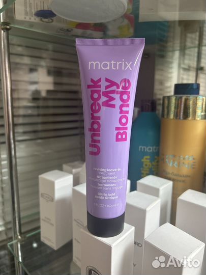 Несвымаемый уход matrix Unbreak my blonde 150ml