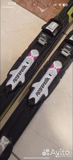 Лыжи беговые fisher carbon lite с креплениями