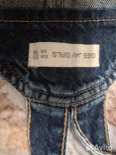 Джинсовый сарафан детский