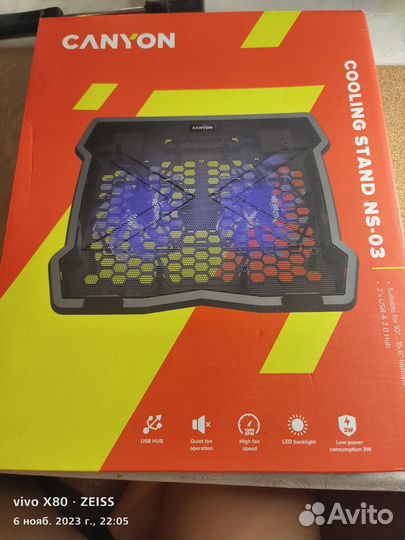 Подставка с охлаждением для ноутбука