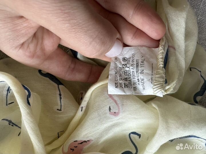 Платок/палантин Италия фламинго