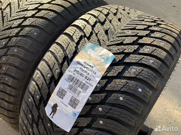 Nokian Tyres Hakkapeliitta 10p SUV 315/40 R21 и 275/45 R21
