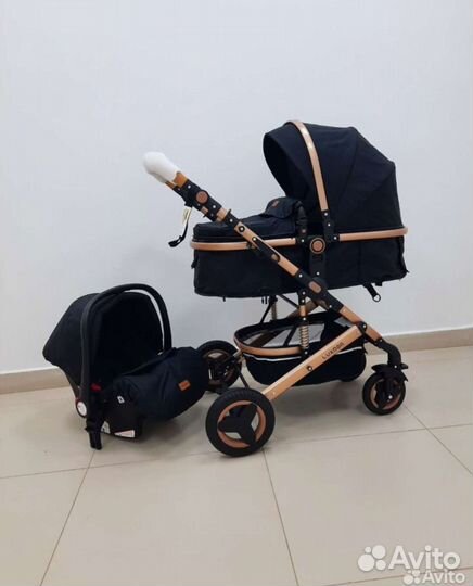 Коляска новая 3в1. Luxmom