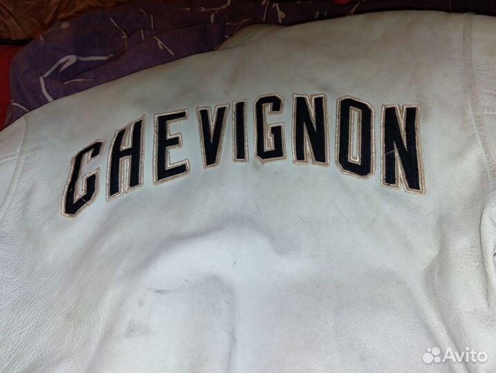 Кожаная куртка Chevignon