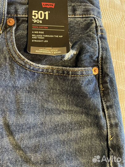 Женские джинсы levis 501'90s W29 L32