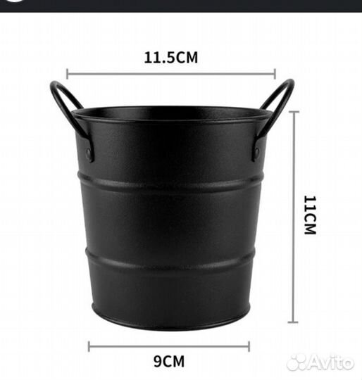 Ведерко для подачи, декора