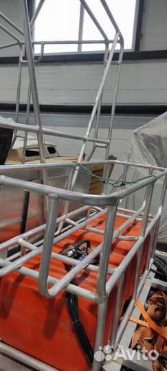 Тарга для лодки пвх, корзина, рулевая консоль