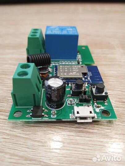 Умный дом реле 1 канал, Tuya, Google, 7-32V