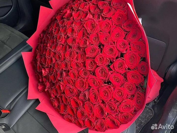 Розы, 101 роза, цветы оптом, доставка цветов