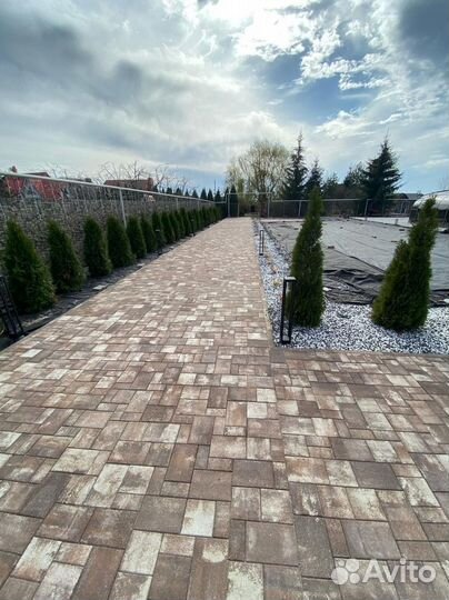 Тротуарная плитка # Визуализация бесплатно