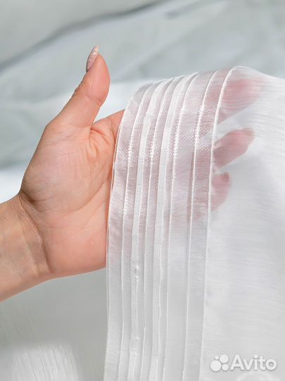 Тюль с утяжелителем