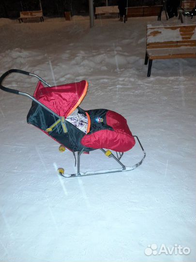 Коляска санки
