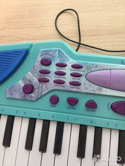 Детский синтезатор с микрофоном