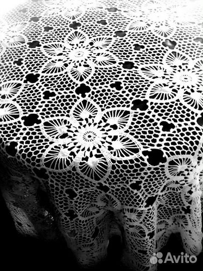 Большая скатерть на круглый стол