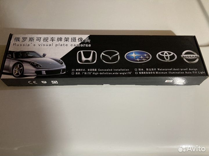 Рамка для номера с камерой