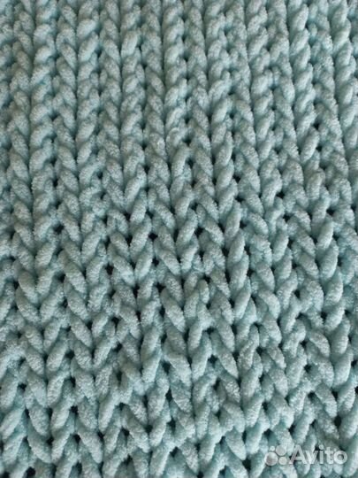 Плед детский вязаный