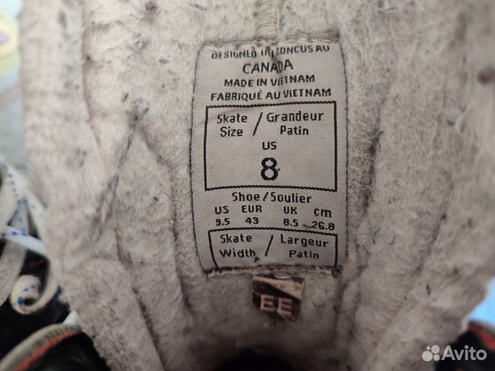 Коньки хоккейные, Наколенники щитки взрослые