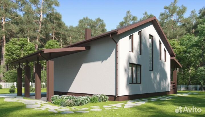 Проект жилого дома - 235,37 м2