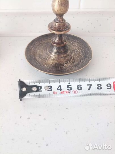 Старинные бронзовые подсвечники