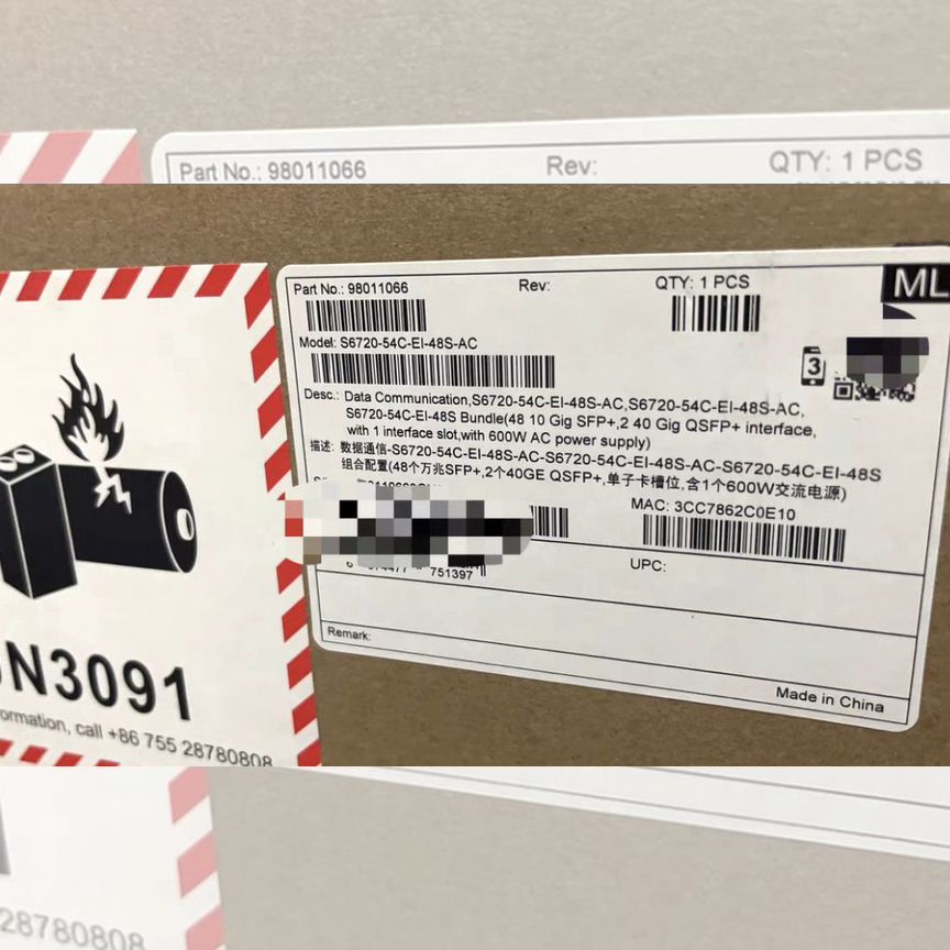 [S6720-54C-EI-48S-AC] Коммутатор Huawei (С Ac Бп 600 S6720-54c-Ei-48s-Ac