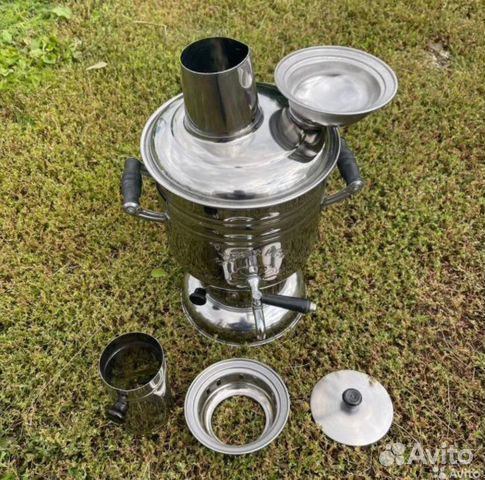 Самовар новый на дровах 4л