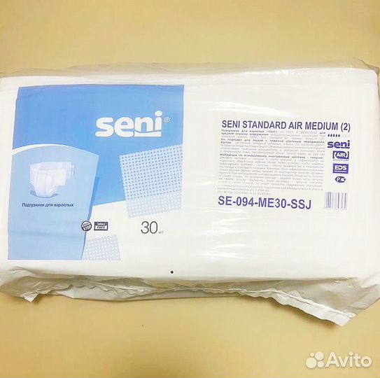 Памперсы для взрослых Seni Standard Air 5 капель