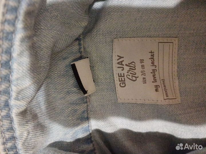 Джинсовая куртка для девочки 98