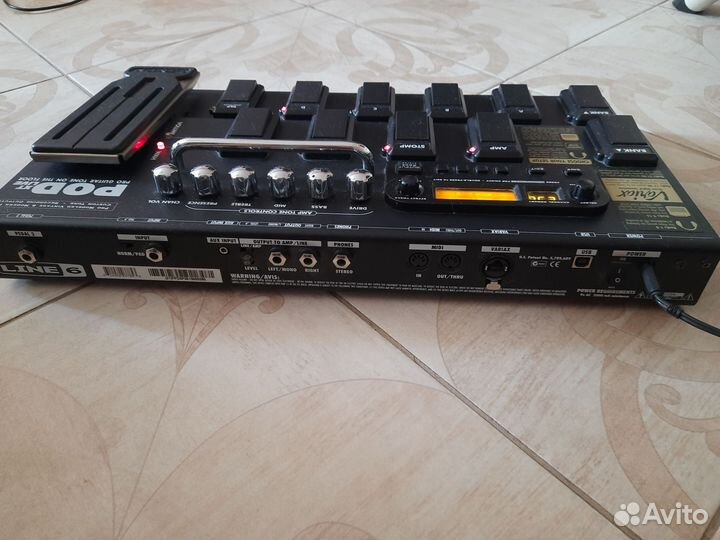 Гитарный процессор line 6 POD xt live