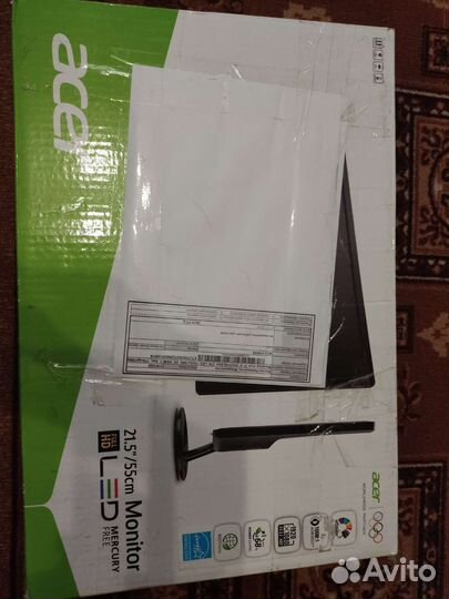 Монитор 21.5 дюймов, acer