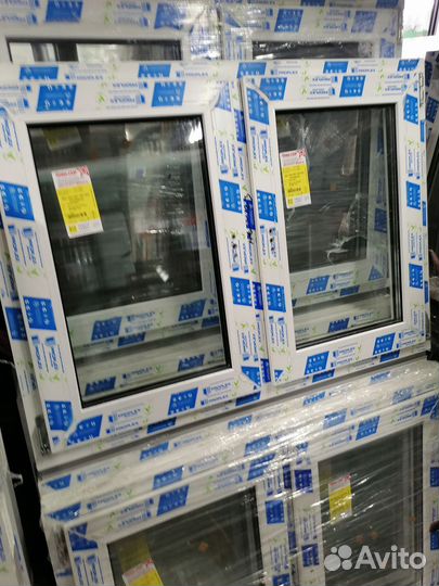 Пластиковые окна 1100х800 мм