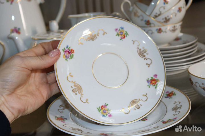 Сервиз фарфоровый чайный Jlmenau 50-60е г