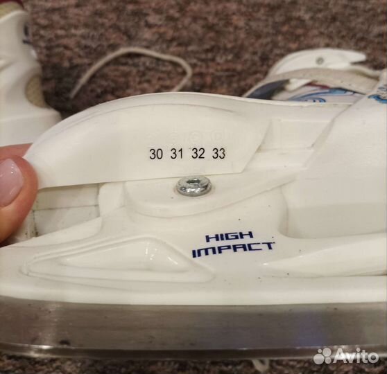 Коньки раздвижные размер 30-33