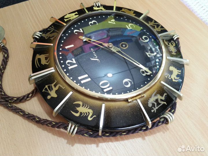 Ретро механические настенные часы Sieco гдр 1965