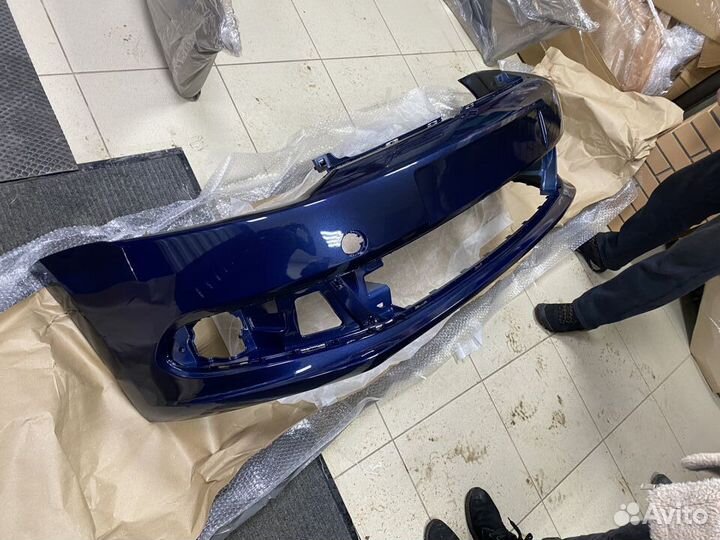 Бампер перед Поло 12-14 цвет 2Т