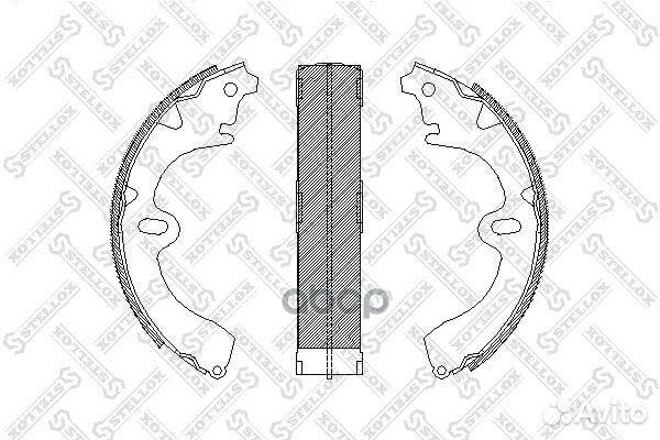 Колодки тормозные toyota carina II/E 1.6-2.0D 8