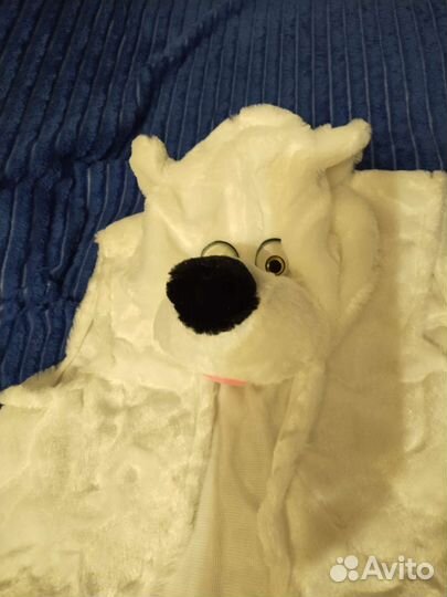 Новогодний костюм белый медведь