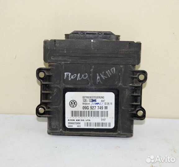 Блок управления АКПП (эбу) 096927749M VW Polo