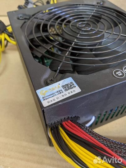 Тихий блок питания ATX для пк и майнинга на видеок