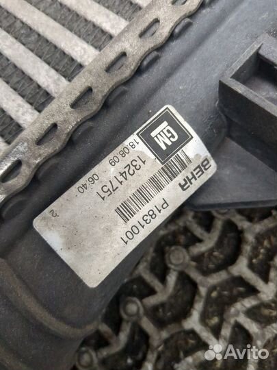 Радиатор интеркулера Opel Insignia, 2009