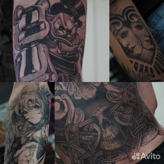 Татуировки тату мастер трайбл реализм