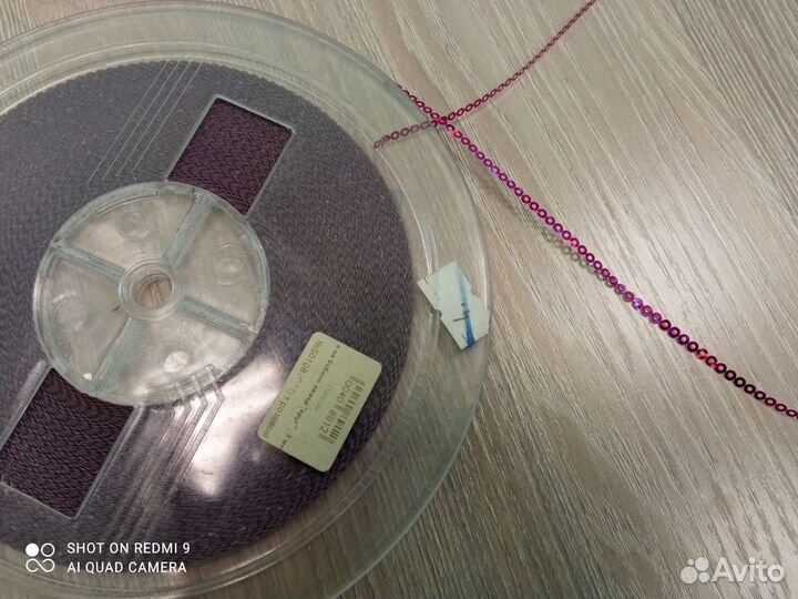 Пайетки пришивные 3мм цвет фуксия