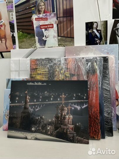 Портрет по фото на холсте