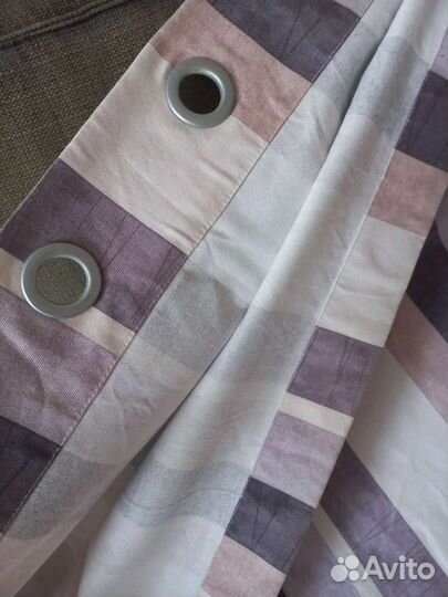 Шторы блэкаут на кольцах.высота3, ширина2,66